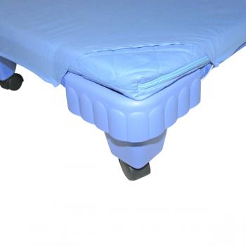 Spannlaken blau 130 cm